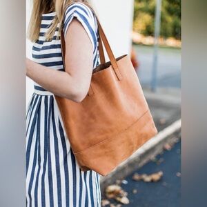 NWT Able Mamuye Classic Leather Tote